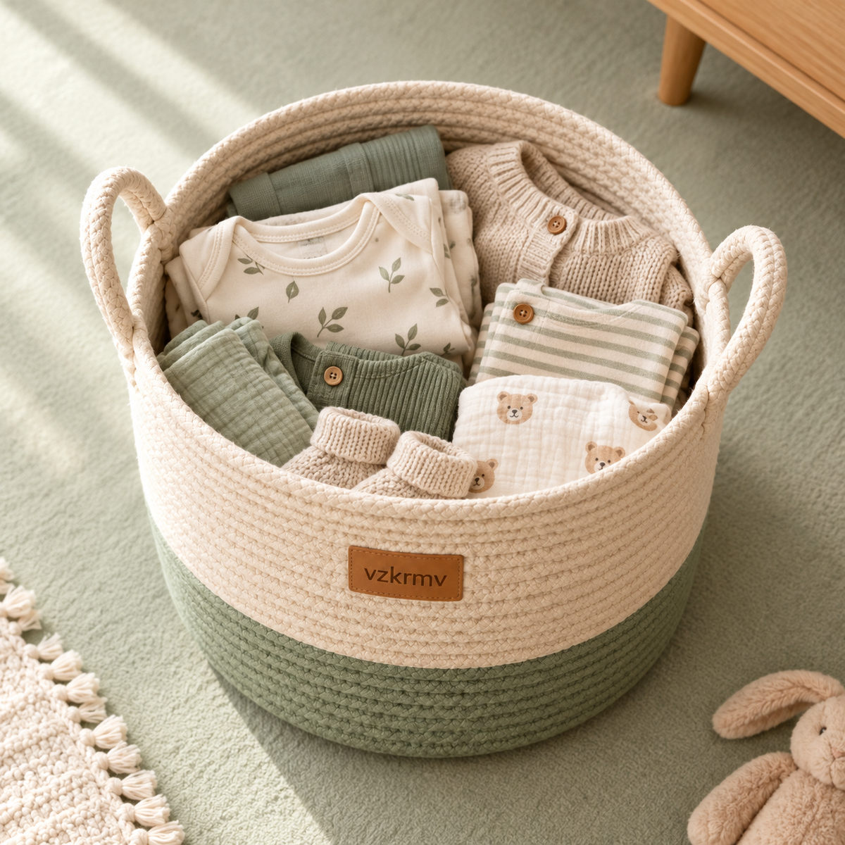 Soft Nest Nursery Basket — alternate view
