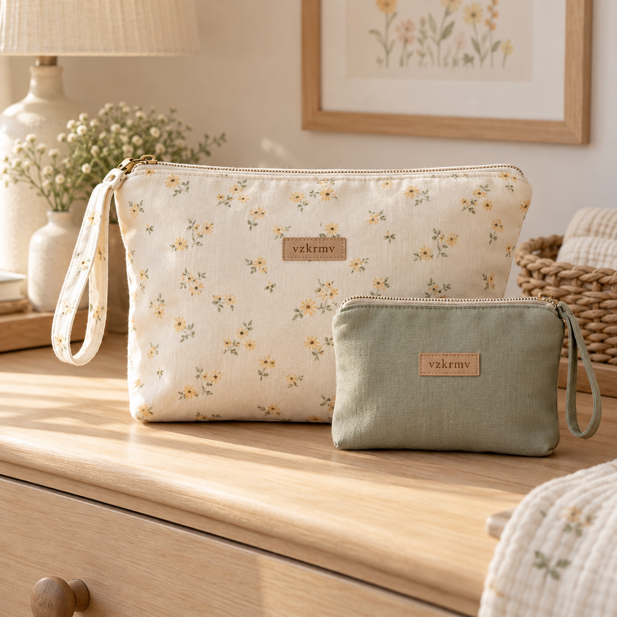 Daisy Wet & Dry Pouch Duo — lifestyle