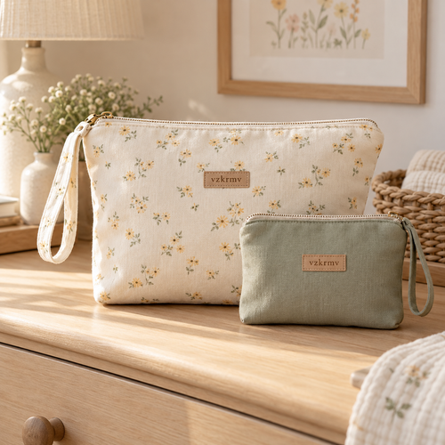 Daisy Wet & Dry Pouch Duo — lifestyle