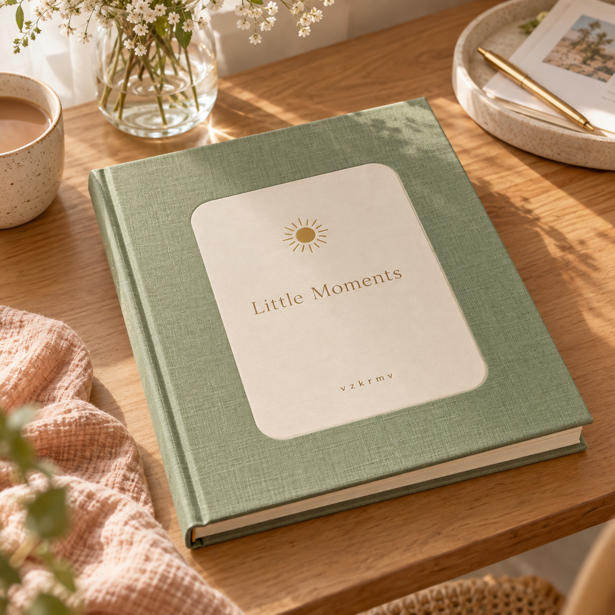 Little Moments Memory Book — lifestyle